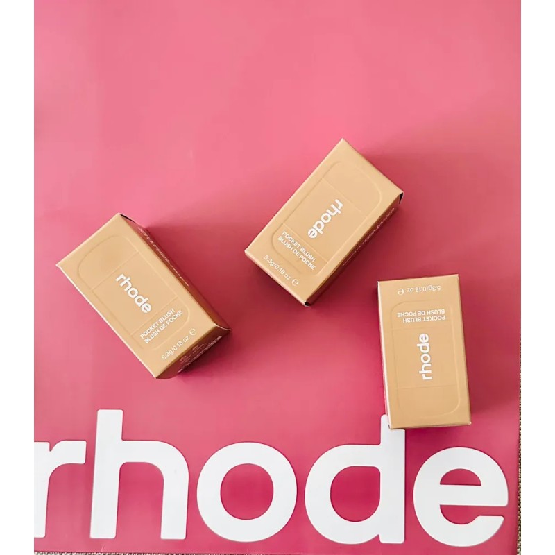 Rhode on the- glow Blush pocket tono del maquillaje freckle