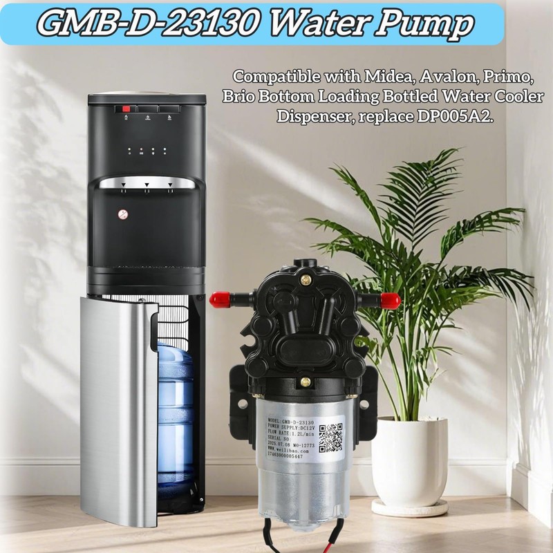 GMB-D-23130 1.2L/min Water Dispenser Water Pump Compatible with Midea Avalon
