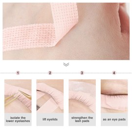 Lunamoon 10 Rolls of Eyelash Tape Eyelash Extension Tape Eyelash Tape Insulation Micropore Lash Tape Eyelash Tape for Eyelash Extension (Pink12)