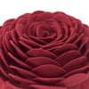 KINGROSE Handmade 3D Flower Decorative Throw Pillow Round Cushion for