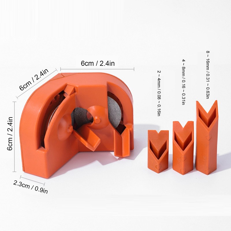 Multipurpose Drill Bit Grinding Sharpener Portable Sharpening Tool for Kitchen