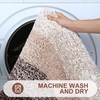 smiry Microfiber U-Shape Toilet Mat, Non-Slip Shaggy Soft Pedestal Mat