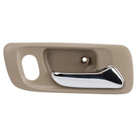 TRQ Front Right Interior Door Handle Beige Passenger Side Compatible with 1998-2002 Honda Accord 1999-2004 Odyssey