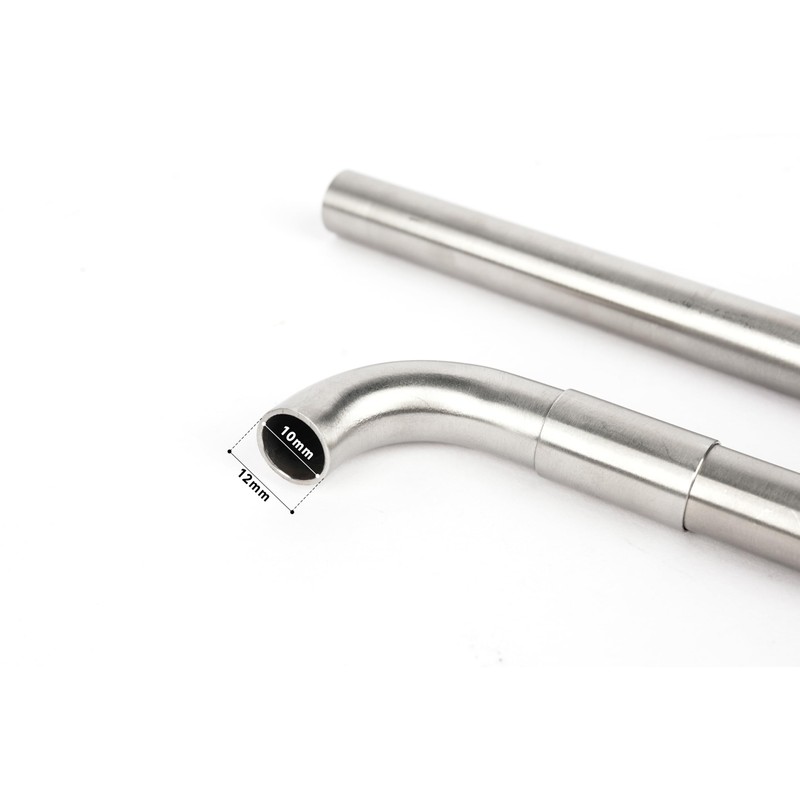 LANDEN 304 Stainless Steel Lily Pipes with Clamps for Rimless