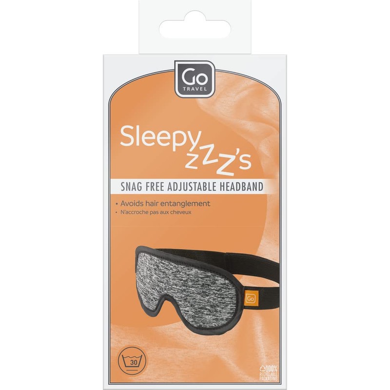 Go Travel Sleepy ZZZ's Luxury Eye Mask - Orange Ref