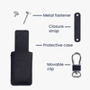 kwmobile Leather Car Key Case Compatible with Renault 4-Button Smartkey
