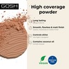 GOSH Dextreme High Coverage Powder, Vegan Powder for All Skin