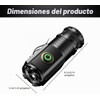 Mini Linterna Súper Potente, Clip Tipo Bolígrafo Multifuncional con 3