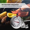KT THERMO Deep Fry Thermometer with Instant Read,Oil Thermometer(2-Pack),12” Stainless