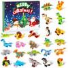 Advent Calendar 2023 Kids Toys, 24 Days Animal Building Blocks