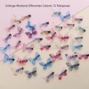 GOGOX 12 Colores Mezcla Mariposa Pasador Moños Para Niñas Moda