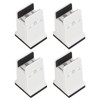 4pcs Adjustable Furniture Risers with Screw Clamp Rubber Bed Couch