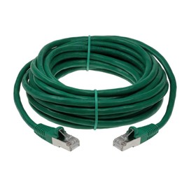 SF Cable, 200ft Shielded CAT6 550MHz (SSTP) Molded Patch Cable Green Color