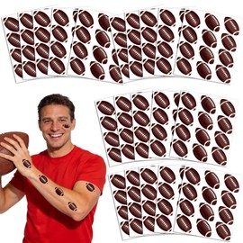 Football Temporary Tattoos Stickers,20 Sheets 240 Pieces Football Themed Tattoos Stickers Party Decoration Supplies Party favors for Adults