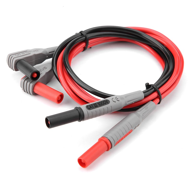 28Pcs P1300F Multifunction Replaceable Multimeter Probe Test Lead Kits 4mm