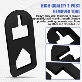 TNCZHYLX T Post Puller Fence Post Puller, Farm Equipment Tractor Accessories, Use Different Chains S Hooks Jacks Tractor Buckets from (Black)