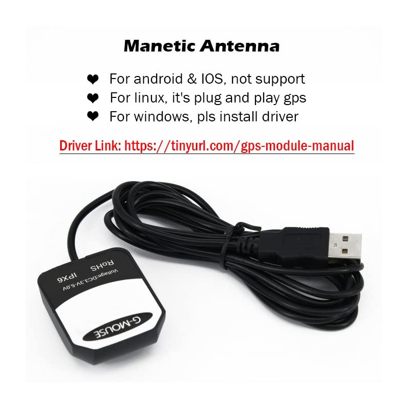 VK-162 G-Mouse USB GPS Dongle Navigation Module External GPS Antenna