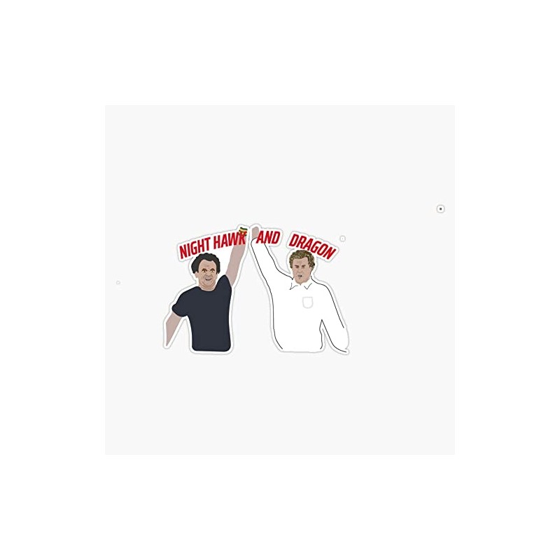 Nighthawk and Dragon Step Brothers Bumper Sticker Vinyl Decal 5