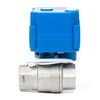 U.S. Solid Motorized Ball Valve with Manual Function - 3/4"
