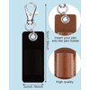 4 Pieces Portable Lanyard Pen Holder, Leather Pen Pouch Holder