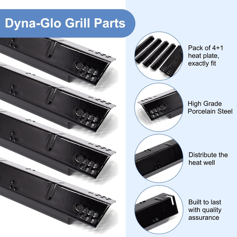 Criditpid Grill Heat Plate Replacement for Dyna-Glo 5 Burner DGH474CRP,