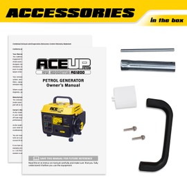 Aceup Energy 1,200W Gas-Powered Generator, Portable Generator Camping Ultralight, EPA & CARB Compliant