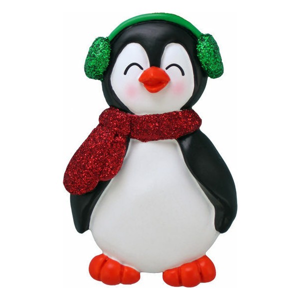 Ornament Central Penguin with Male Name Ayden Personalized Christmas Tree