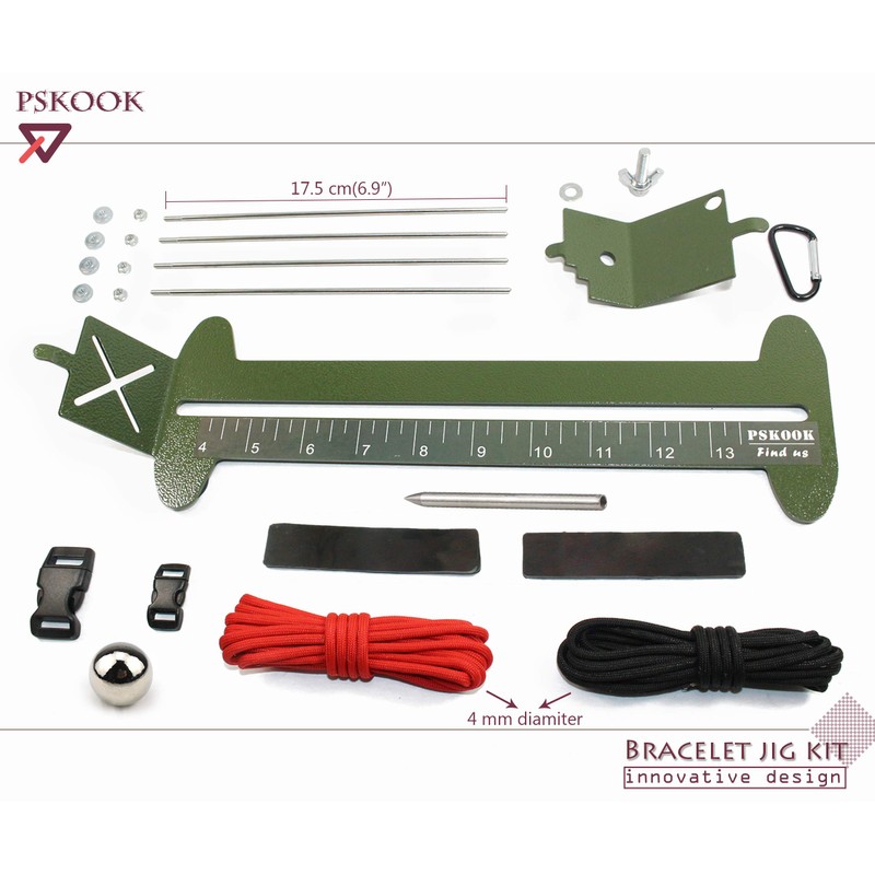 PSKOOK Paracord Knitting Machine, Metal Tool, Weaving Machine, DIY Tool,