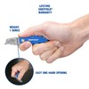 Sheffield 12116 Mini Utility Knife, Quick-Change Razor Blades Mechanism, Folding