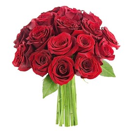 KaBloom PRIME NEXT DAY DELIVERY - Mother’s Day Collection - Bouquet of 18 Red Roses with Vase Gift for Birthday, Sympathy, Anniversary, Get Well, Thank You, Valentine, Mother’s Day Flowers