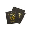 Cheers to 60 Years Cocktail Napkins | Happy 60th Birthday