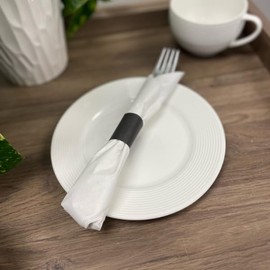 RayLynn Products, Paquete de 500 servilletas negras de alta calidad, autoadhesivas, 3,8 x 10,8 cm