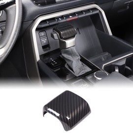 Car Shifter Gear Hand Brake Trim Cover Compatible with Toyota Tundra/Sequoia 2022-2025 Tacoma 2024+ Center Console Gear Shift Head Protection Cover Automatic Gear Shift Knob Cover Interior Accessories