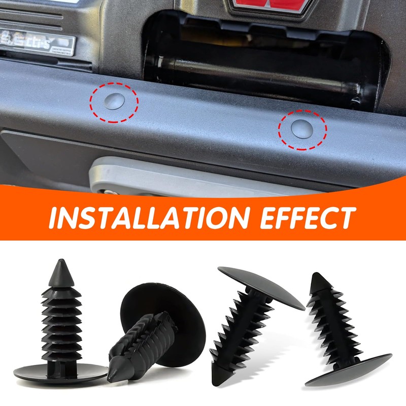 ijuicy 8 PCS Car Tree Rivet Fastener Set, Plastic Nylon