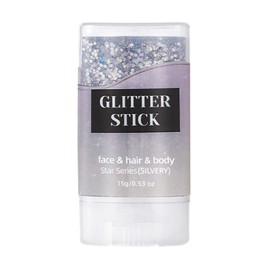 Glitter Stick | Clothes Face Shimmer Glitter Stick | Sparkling Accessories Skin-Friendly Versatile for School Stage Performance Celebration