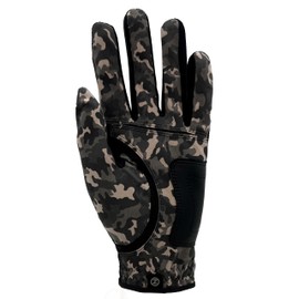 Zero Friction Men's Compression Synthetic Left Hand Universal Fit Golf Glove, One Size, Camouflage, Night Camo, GL00075