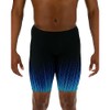 TYR Men's Standard Durafast Elite Solid Jammer Swimsuit, Blue Speedwarp,
