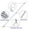 VRSS Stainless Steel Lengthened 12inch Long Toilet Flapper Chain Replacement