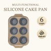 LCKitchen 2-Pack Silicone Foldable Baking Pans With Metal Reinforced Frame