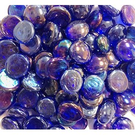 Miracolors - 2 LB - Cobalt Blue Irid. - Vase Fillers - Glass Gems