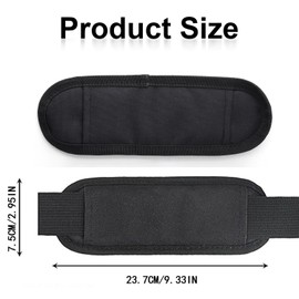 HREDZEO Universal Plattenträger Schulterpolster,2 Pcs Abnehmbarer Schulterriemen Breit Taschengurte zum Wechseln Geeignet für Rucksäcke, Reisetaschen und Gegenstände mit Schultergurten