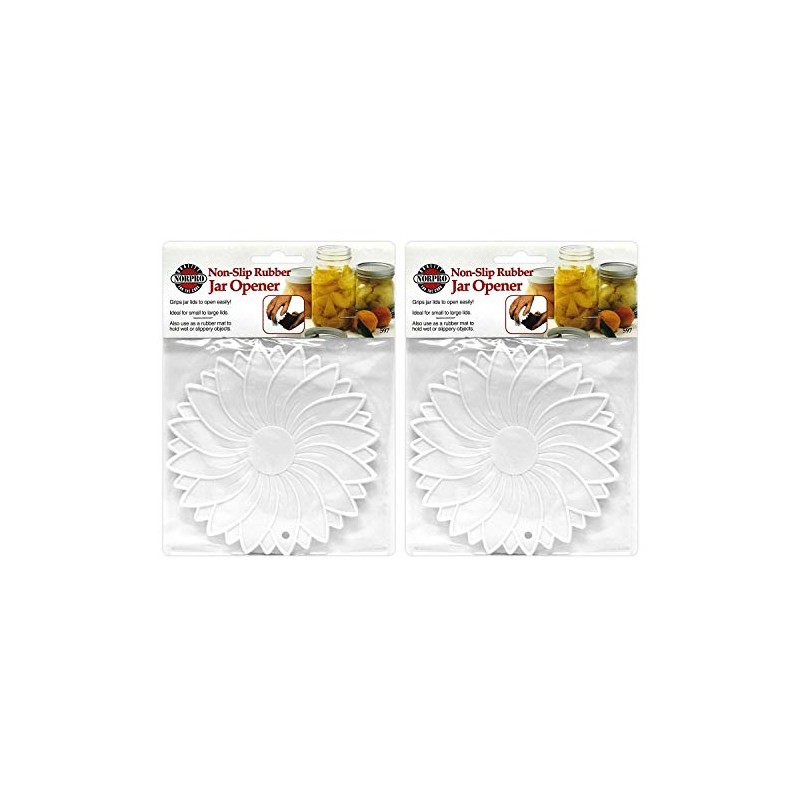 NORPRO Non-Slip Rubber Jar Opener, 1 EA, White, (Pack of