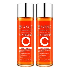 Tónico Facial Hidratante Y Reafirmante Vitamina C 130ml Weud