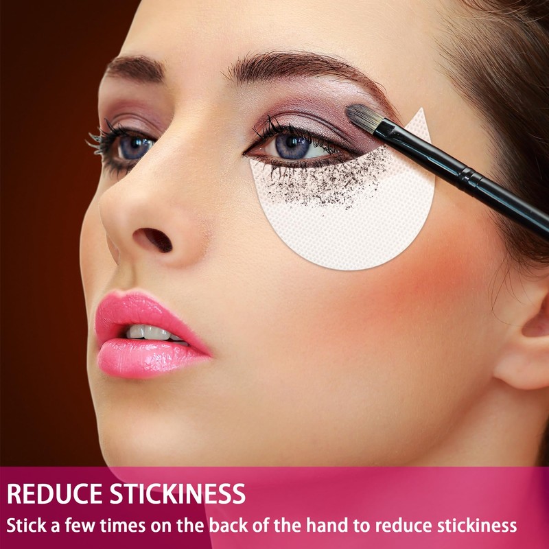 TailaiMei 120 Pcs Eyeshadow Shields, Eyeshadow Stencil for Prevent Makeup