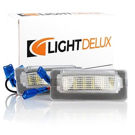 LIGHTDELUX Replacement for LED Number Plate Light without Error Message with E-Mark V-030225