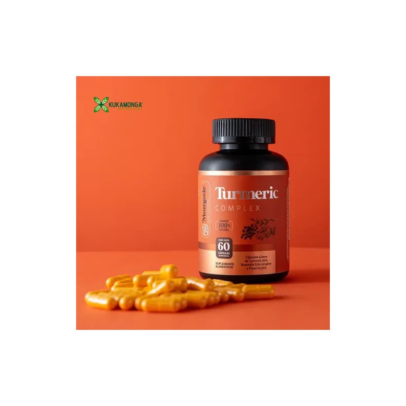 Suplemento Nutricional Curcuma 95% Jengibre Boswellia Momosie 2 Packs