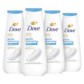 Dove Body Wash Gentle Exfoliating With Sea Minerals 4 Count Instantly Reveals Visibly Smoother Skin Cleanser That Effectively Washes Away Bacteria While Nourishing Your Skin 20 oz