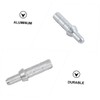Kisangel 40pcs Nock Tails Accessories 4.2mm Id Silver Aluminum Seat