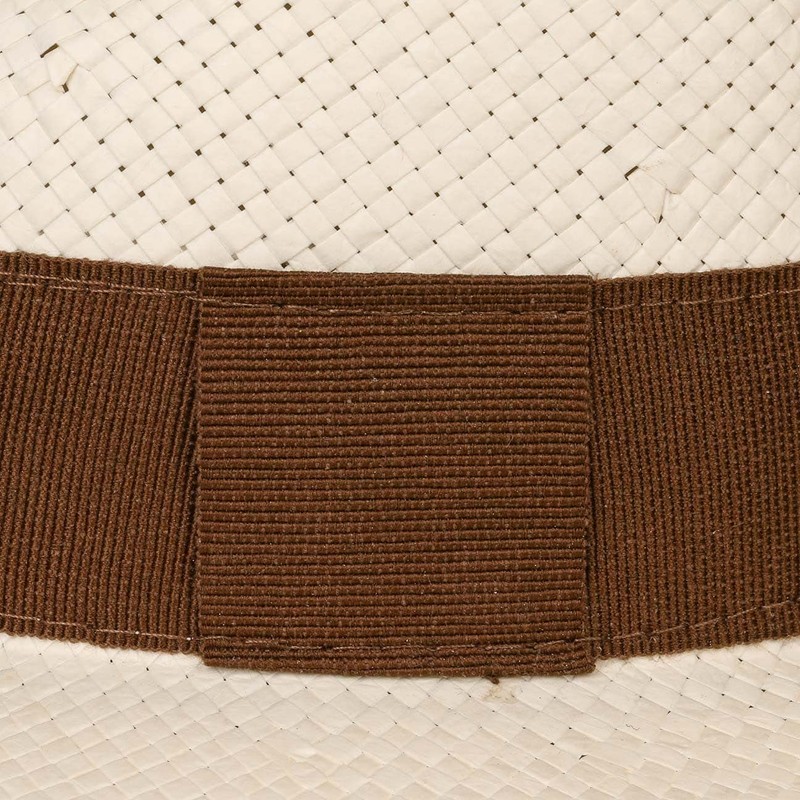 Lipodo Palermo Straw Hat, Bogard Hat, Fedora, Grosgrain Ribbon, Plain,