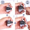 Voarge Hand Counter Clicker Pedometer, Hand Counter with 4-Digit Display